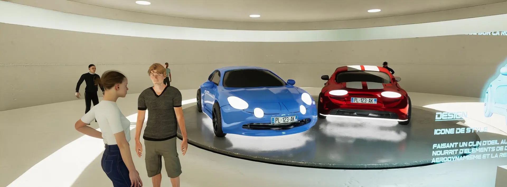 Renaud alpine 3d car A110