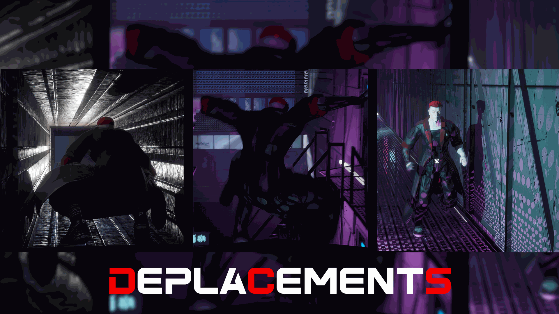 Déplacements deplacement animation 3D UE5 concept